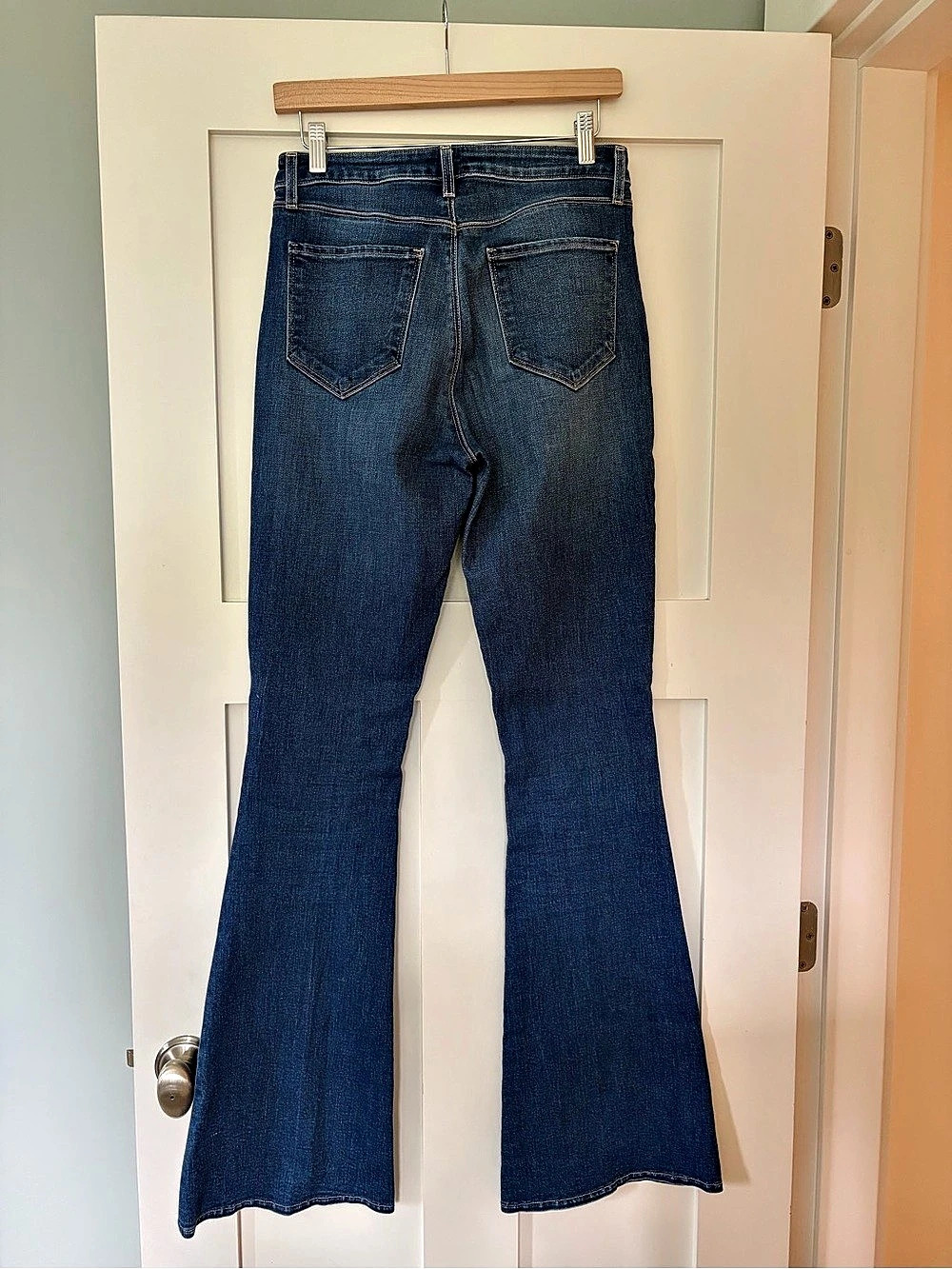 L’AGENCE Marty High Rise Flare Jeans Ramada Blue Size 28 - Picture 5 of 9